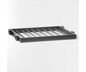 Genérico Perchero extraíble para Pantalones Que Ahorra Espacio para armarios y lavadoras. Diseño Oculto con riel de presión y Rebote. Ancho Ajustable de 56 a 61 cm (22,04 a 24,01 Pulgadas). Solución