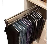 Genérico Perchero extraíble Premium para Armario - Organizador Ajustable de 30 a 60 cm para Abrigos y Pantalones - Barra para Ropa Que Ahorra Espacio (600 mm/23,6 Pulgadas)