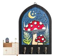 Genérico Perchero Mural, Colgador Multifuncional Madera Resistente Ahorraespacio, Ganchos artesanales en madera con para abrigos, Para entradas, dormitorio, casa, baño, puerta y armario