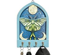 Genérico Perchero Mural - Soporte en madera resistente y robusto multifuncional - Ganchos Para Toallas De Baño - Para entradas, dormitorio, casa, baño, puerta y armario