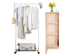 Genérico Perchero para ropa - Estante inferior Almacenamiento estacional | Perchero con Ruedas - MovimentGuardaroba Entrada Salón Balcón Lavandería Dormitorio Apartamento Mantas Zapatos Bufandas