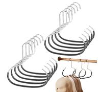 Genérico Perchero para Sombreros y Bufandas,10 Ganchos Fuertes Para Almacenamiento De Gorras | Colgador De Armario Para Bufandas, Cinturones Y Sombreros,Para Corbata Cinturón Sostenes