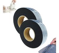 Genérico Perfectdid No Sew Hemming Tape Fabric Adhesive, Double Sided Iron on Hem Tape, No Sewing, Mess-Free & Invisible, Strong Adhesive for Pants, Clothes (Black*2,5cm/1.96in)