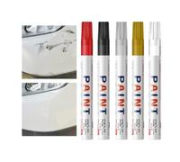 Genérico Permanent Stone Marker Pen Set, 5 Piece Ink Lettering Tool Kit, Multi Writing Pen System, Waterproof Marking Pens for Metal Glass Wood Ceramic Fabric Cemetery Maintenance Use