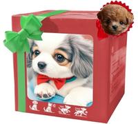 Genérico Perrito Juguete Ladra y Anda, Perro Robot, Perro De Peluche Interactivo,Cachorro Robot Realista Que Actúa como Un Cachorro De Verdad (B)