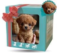 Genérico Perrito Juguete Ladra y Anda, Perro Robot, Perro De Peluche Interactivo,Cachorro Robot Realista Que Actúa como Un Cachorro De Verdad (A)