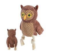 Genérico Perro de Búho | masticar Juguete - Juguetes para perros masticar Juguete interactivo Suave sofet steaky Toys for Pequeño Mediano Gran Perros de Compañía