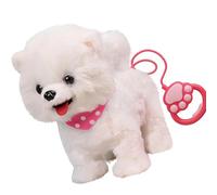 Genérico Perro de Juguete eléctrico de Peluche para niños Que Camina ladra y aprende a Hablar fomentando vínculo Emocional y Juego Seguro Juguete de Voz