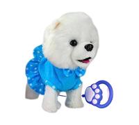 Generico Perro de juguete que camina, muñeca de peluche eléctrica interactiva - Juguete animal que canta | Para niños, guarderías, sala de juegos, habitación infantil, salón, casa, cumpleaños, Navidad