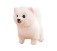Genérico Perro De Peluche,23 Cm Muñeco Abrazable Y Realista - Peluche De Cachorro Pomerania para Niños | para Coche Salón Dormitorio Sofá Habitación Infantil Hogar Oficina Cumpleaños Y Navideñas
