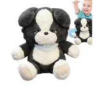 Genérico Perro de Peluche, Animal de Peluche Border Collie - Animales de peluche suave - Peluche versátil de peluche para cama, sofá, oficina