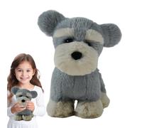 Genérico Perro de Peluche,Juguete De Muñeca Animal para | Muñeco de Cachorro | para Niños Niñas Guardería Escritorio Sofá Cama Cuarto de Juegos Coche Cumpleaños Vacaciones