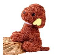 Genérico Perro de Peluche,Marrón para - Muñeco de Animal de Felpa - para Amigos Estudiantes Niños Niñas Sala De Estar Dormitorio Estudio Hogar Interior