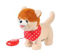 Generico Perro eléctrico - Peluche electrónico interactivo para animales | Animal de compañía cantando tirando la cola, para las vacaciones de Navidad, Año Nuevo, niños, niñas, cumpleaños