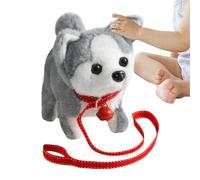 Generico Perro eléctrico que camina con realismo - Animal de compañía que sacudir y acostarse, juguete de peluche de perro electrónico, para niños y niñas, cumpleaños, de Navidad, Año Nuevo