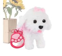 Genérico Perro Robot, Animales De Peluche En Forma De Perro, Cachorro Musical con Lengua Que Lame, para Niños Niñas Jóvenes Cumpleaños Fiestas Interior Dormitorio Salón Hogar Viaje Jardín