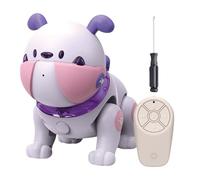 Genérico Perro Robot,Juguete Interactivo para Cachorros con Música Y Luz - Juguete De Aprendizaje Que Habla | para Niños y Niñas para Alivio del Aburrimiento para Cumpleaños Navidad y Pascua