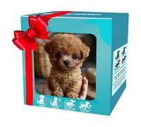 Genérico Perro Robot,Perro De Peluche Interactivo Cachorro Robot Realista Que Actúa como Un Cachorro De Verdad: Camina, Ladra Y Mueve La Cola Perrito Juguete Anda Y Ladra (C1)