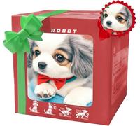 Genérico Perro Robot,Perro De Peluche Interactivo Cachorro Robot Realista Que Actúa como Un Cachorro De Verdad: Camina, Ladra Y Mueve La Cola Perrito Juguete Anda Y Ladra (C1)