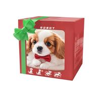 Genérico Perro Robot,Perro De Peluche Interactivo Cachorro Robot Realista Que Actúa como Un Cachorro De Verdad: Camina, Ladra Y Mueve La Cola Perrito Juguete Anda Y Ladra (C1)