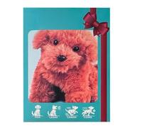 Genérico Perro Robot,Perro De Peluche Interactivo Cachorro Robot Realista Que Actúa como Un Cachorro De Verdad: Camina, Ladra Y Mueve La Cola Perrito Juguete Anda Y Ladra (C1)