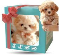 Genérico Perro Robot,Perro De Peluche Interactivo,Cachorro Robot Realista Que Actúa como Un Cachorro De Verdad: Camina, Ladra Y Mueve La Cola,Perrito Juguete Ladra Y Anda (D1)