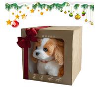 Genérico Perro Robot Realista, Peluche Perro 2025 New Robot Dog, Perrito Interactivo Que Mueve La Cabeza, Ladra, Ideal para Niños, Adultos, Mayores Uso En Hogar