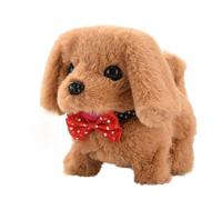 Genérico Perro Robot - Sonidos de Peluche táctiles interactivos realistas | Adorable Cachorro Caminando moviendo la Cola ladrando Niños Niños Niñas Fiestas De Viaje En Casa Cumpleaños, Juguete Suave