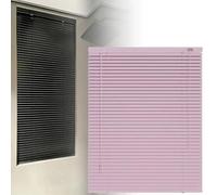Genérico Persiana Aluminio Interior A Medida, Cortinas Venecianas Blanca Negro Azul Marrón Estores De Parasol para Despacho, Regulación Suave De Privacidad, 150 160 180 195 200 210cm(Lavender)