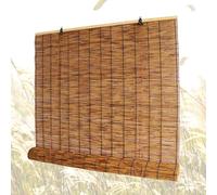 Genérico Persianas enrollables de bambú Natural, persianas Que filtran la luz para Interiores/Exteriores y Patios, persianas enrollables a Medida para Ventanas del hogar. (A 55 x 150 cm)