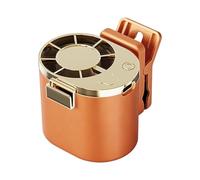 Genérico Personal Clamp on Fan,360 Degree Rotatable Bladeless | Clamp-On Rechargeable Fan Portable,for Commuting Camping Beach Music Festival Cycling Public Transport Gardening