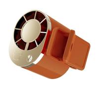 Genérico Personal Clamp on Fan - 360 Degree Rotatable Bladeless Clip On Fan for Car, Portable Clamp Fans for Commuting Camping Beach Music Festival Cycling Public Transport Gardening Outdoor Use