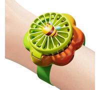 Genérico Personal Cooling Fan - with Lights Cooling Portable Summer,Wearable Small Portable Fan - for Travel Outdoor Beach Hiking Picnic Vacation Home Bedroom School Girls Boys Women