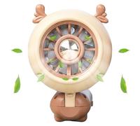 Genérico Personal Fan, Bear Folding Blower, Rechargeable Quiet Breeze, Compact Cooling Gadget, Ideal for Camping, Desk, Kids, Gym, Outdoor Activities, Hiking, Travel, Home Use