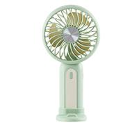 Genérico Personal Fan - Handheld USB Rechargeable, Portable Fan Long Battery Life Multi Speed Cooling Device | Mini Desktop Cartoon Giftss Ventilador For Home Travel Gym Workout And Construction Site