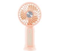 Genérico Personal Fan - Handheld USB Rechargeable, Portable Fan Long Battery Life Multi Speed Cooling Device | Mini Desktop Cartoon Giftss Ventilador For Home Travel Gym Workout And Construction Site