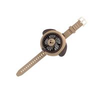 Genérico Personal Fan With Wrist Strap | 500mAh, Type-C, 3 Speeds | Mini Cartoon Watch Style Fan | USB Rechargeable Portable Handheld F́an For Kids, Outdoor
