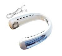 Genérico Personal Neck Fan 5 Speeds Small Digital Display Low Noise