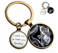 Generico Personalized Ultrasound Photo Keychain, Daddy To Be, Custom New Daddy First Time, Expectant Father Shower Xmas Stocking Stuffer