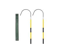Genérico Pértiga de Rescate, Juego de Ganchos de Rescate aislados de Alta tensión, Herramienta Anti-electrocución Desmontable (2,1 m/4,9 pies)