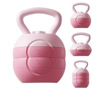 Genérico Pesa Rusa de Fitness, Pesa Rusa - Pesas Rusas Ajustables - Campana hervidora Suave y Ajustable para Entrenamiento de Fuerza, Pesas Rusas, Entrenamientos en casa para Hombres y Mujeres