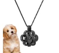 Genérico Pet Ashes Necklace - Memorial Cremation Holder Jewelry, Dog Urn Pendant for Remembrance, Keepsake Charm with Elegant Design, Jewelry Accessory, Legacy Piece for Women and Men Home Display