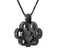 Genérico Pet Ashes Necklace - Memorial Cremation Holder Jewelry | Dog Urn Pendant with Secure Closure, Personalized Keepsake for Memory Loss Remembrance, Jewelry for Women Men Home Display