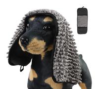 Genérico Pet Bath Towel - 23x62cm Microfiber Dog Drying Cloth, Soft Absorbent Grooming Towel, Durable Transforms Deep Gray Material | Quick Dry Dog For Bath Time Rain Walks Puppy Kitten Grooming