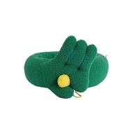 Genérico Pet Bed, Cama Abierta for Gatos, Calidez Invernal, for Perros, Almohadilla, Suministros semicerrados for Mascotas,For Pets(Forest Green)