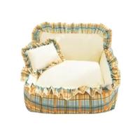 Genérico Pet Bed, Cama for Mascotas: Cojín extraíble y Lavable, diseño Seguro y Acogedor for Gatos, Perros y Mascotas pequeñas, Ideal for Dormir cómodamente.,For Pets(Section B,80x60x30cm)