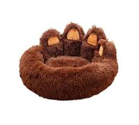 Genérico Pet Bed, Cama mullida for Perros, Productos for Mascotas Grandes y cálidos for Invierno, Estera for Perrera, Suministros for Cachorros y Gatos, Cesta, Manta,For Pets(Brown(Bears Paw Nest,S)