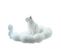 Genérico Pet Bed, Hamaca Nido de Invierno for Gatos Creative Cloud con Ventosa for Ventana, Plataforma Colgante de Cristal, Suave y cómoda. Productos for Mascotas.,For Pets(Shorthair)