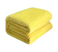 Genérico Pet Blanket - Yellow Dog Comforter Safe | Soft Warm Plush For Indoor Sofa Bed Crate | Machine Washable Calming Cover - Stress Reducing Pet Throw For Small Medium Large Breeds Animals CR