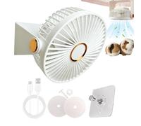 Genérico Pet Cage Cooling Fan - Powerful Adjustable No-Drill